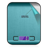 Sonolife - Báscula Digital para Cocina de Acero Inoxidable, 5kg / 11 lbs, Balanza de Alimentos Multifuncional