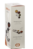 ChefLand Juego de 8 piezas de lujo de acero inoxidable taza de medición y cuchara dosificadora