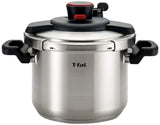 T-fal P45007 Clipso Stainless Steel Pressure Cooker Cookware, 6.3-Quart, Silver