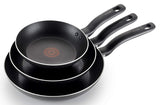 T-fal Juego de Sartenes con antiadherente de 20cm, 23.7cm y 27.5cm