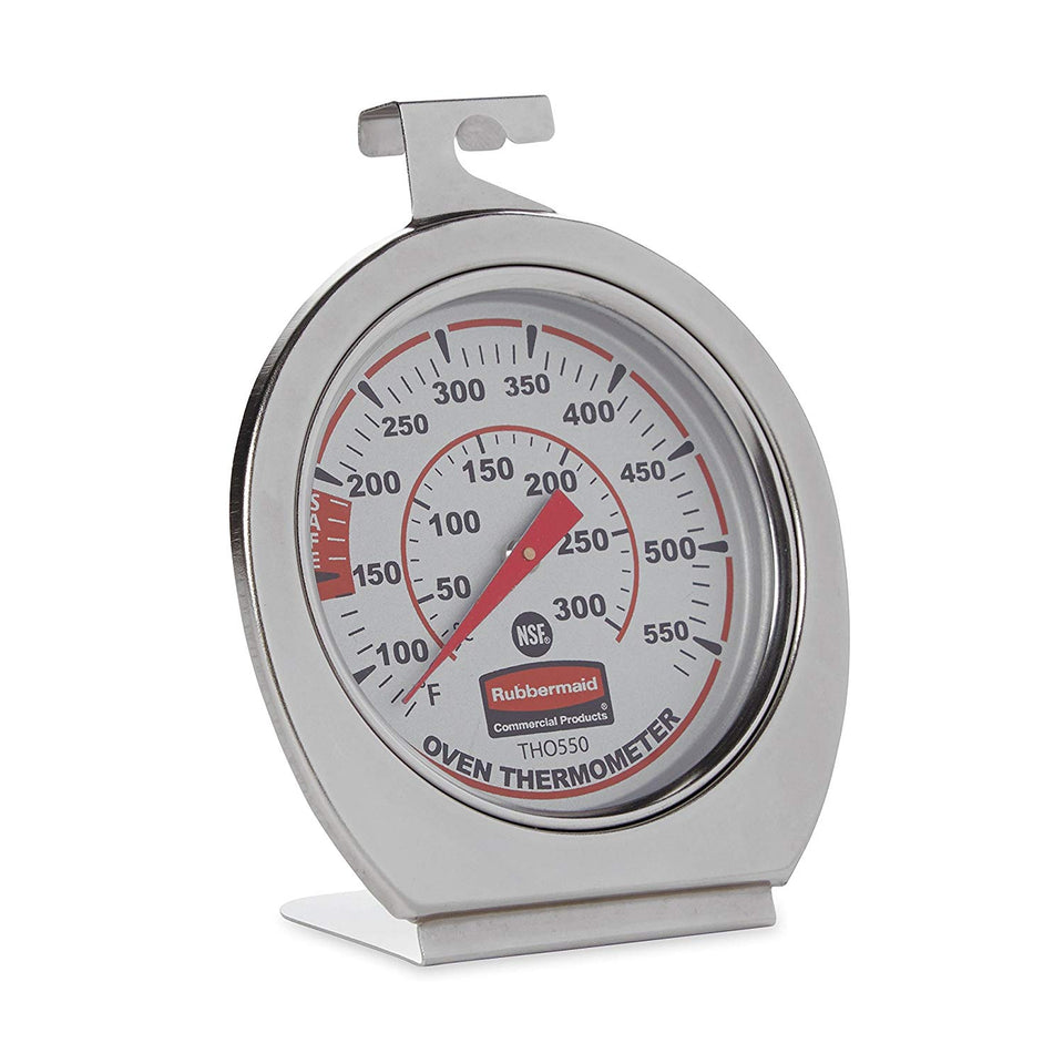 Rubbermaid Commercial Oven Thermometer, Stainless Steel, FGTH0550