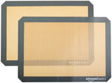 AmazonBasics Estera de silicina para hornear - 2 unidades